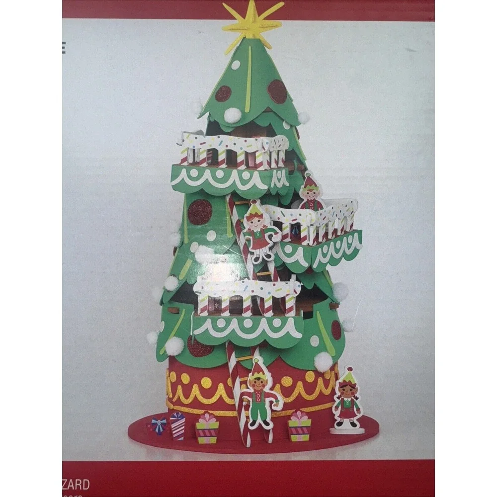 Elf Treehouse Christmas Creatology Foam‎ Craft New Makes 1